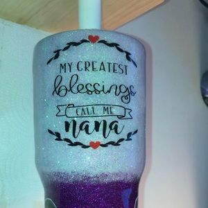 Glitter tumblers